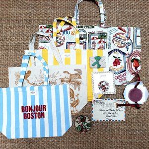 Sezane totes, jewelry boxes, scarf, and more!